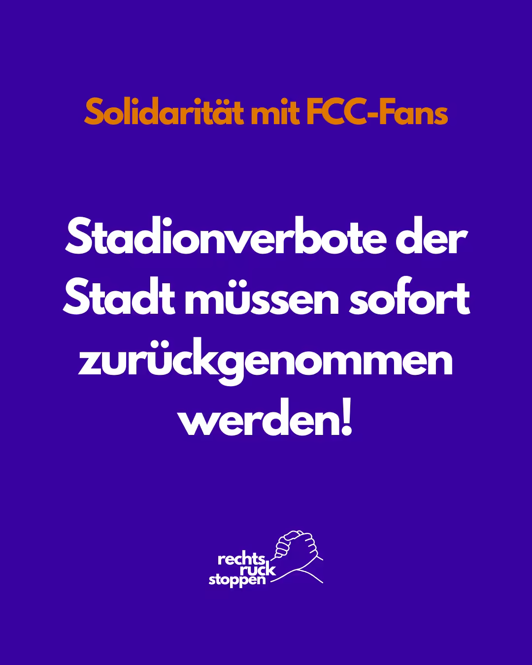 📣 Hausverbote ohne Beweise? Nicht mit uns!