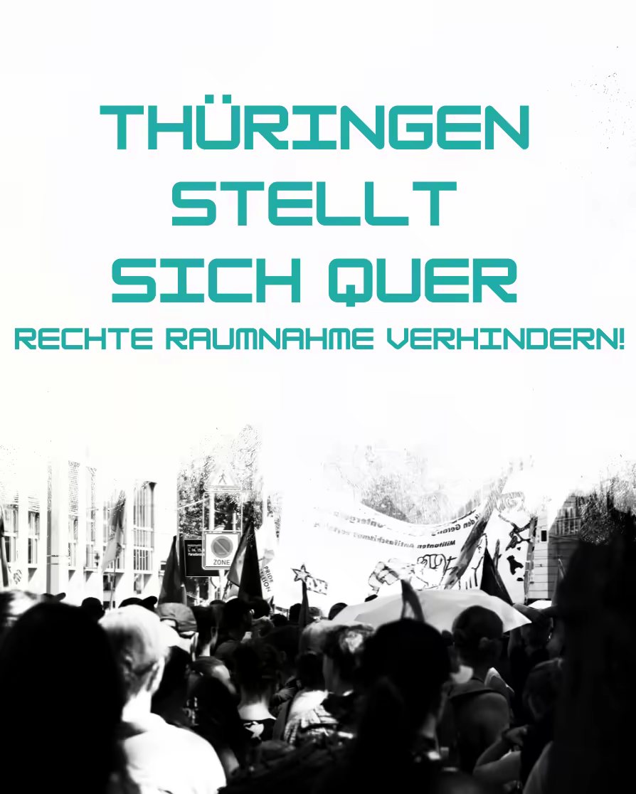 Gera, 03.10.25: Demo vorverlegt!