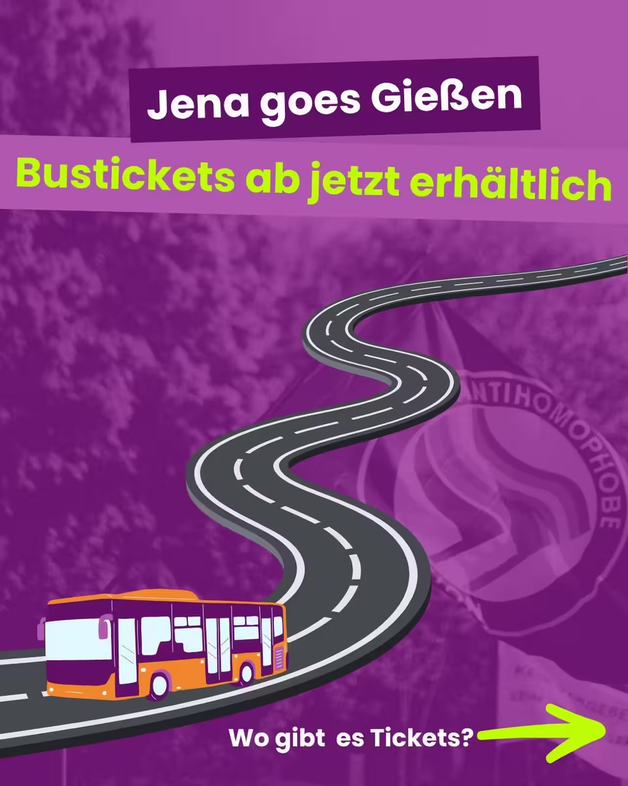 Jena goes Gießen – Bustickets ab jetzt erhältlich