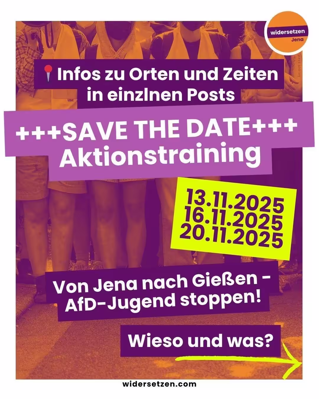 Komm zu einem unserer Basis-Aktionstrainings