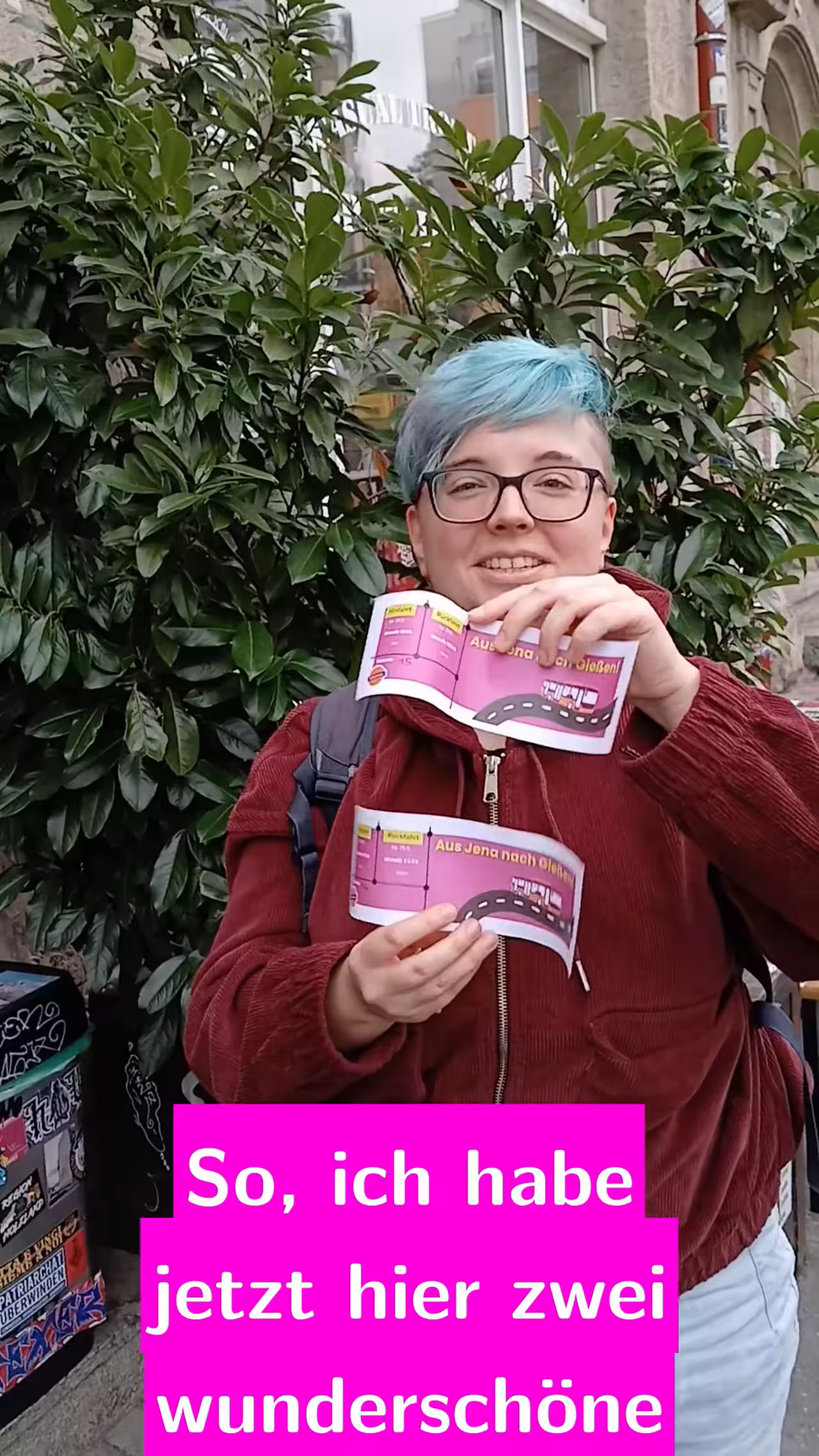 Tickets für die Fahrt zu widersetzen in Gießen