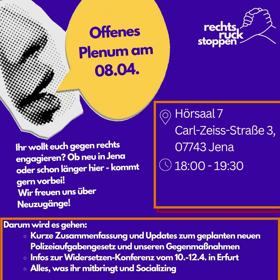 Großes Plenum am 08.04.